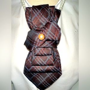 Vintage Revival: Exquisite Repurposed Men’s Ties with Versatile Styling Options